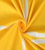Yellow Geometric 280 TC Microfibre Fitted Single Bedsheet 1 Pillow Cover