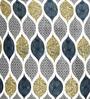 Multicolor Geometric 300 TC Woolen Fleno Fitted Bedsheet With 2 Pillow Covers