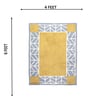 Yellow Geometric Hand Tufted 6 Ft X 4 Ft  Dhurrie