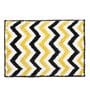 Yellow Geometric Microfibre 32x20 Inches Super Soft Bath Mat