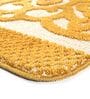 Yellow Traditional Microfibre 19x27 Inches AntiSkid (Set of 2) Bath Mats
