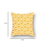 Yellow Geometric Premium 16 x 16 Inches Cushion Cover (Set of 2)