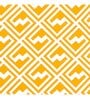 Yellow Geometric Premium 16 x 16 Inches Cushion Cover (Set of 2)