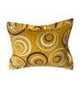 Yellow Geometric 141 TC 100% Cotton Single Bed Sized Bed Sheets With 1 Pillow Cover