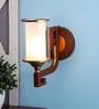Havana Brown Glass Wall Sconces