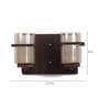 Magnum Brown Glass Wall Sconces