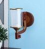 Havana Brown Glass Wall Sconces