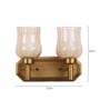 Reims Yellow Glass Wall Sconces