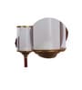Havana Brown Glass Wall Sconces