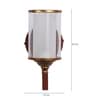 Havana Brown Glass Wall Sconces