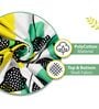 Yellow Green Polycotton Floral 120 Gsm Double Dohar