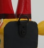 Yellow Handcrafted Cow Sclupture Mango Wood Wall Mask Set of 2