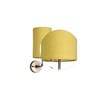 Nymph Yellow Fabric Wall Sconces