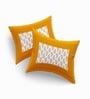 Yellow Traditional 120 TC Cotton Queen Sized Bedsheet with 2 Pillow Cover