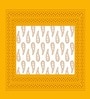 Yellow Traditional 120 TC Cotton Queen Sized Bedsheet with 2 Pillow Cover
