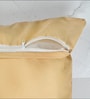 Yellow Jute Abstract 16x16 inches Cushion Covers (Pack of 5)