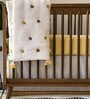 Yellow Kids Solid Muslin Crib Bedsheet