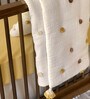 Yellow Kids Solid Muslin Crib Bedsheet
