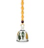 Yellow Macrame Ceramic Handmade bell for Wall hanging