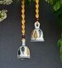 Yellow Macrame Ceramic Handmade bell for Wall hanging