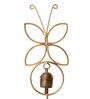 Yellow Metal Butterfly Shaped Plant Stake