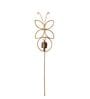 Yellow Metal Butterfly Shaped Plant Stake