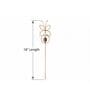 Yellow Metal Butterfly Shaped Plant Stake