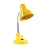 Yellow Metal Shade Study Lamp With Yellow Base