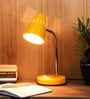 Inky Yellow Metal Shade Kids Lamp
