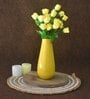 Yellow Metal Table Vase