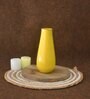 Yellow Metal Table Vase
