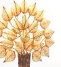 Yellow Metal Yellow Wall Hanging Tree