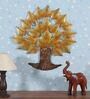 Yellow Metal Yellow Wall Hanging Tree
