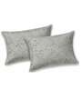 Yellow Metro 186 TC Cotton Double Bedsheet With 2 Pillow Covers