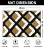 Yellow Microfiber 16x24 Inches Super Soft Bath Mat