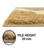 Yellow Microfiber 16x24 Inches Super Soft Bath Mat