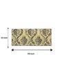 Yellow Microfiber 55 x 22 Inches Machine Made Floor Runner