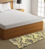 Yellow Microfiber 55 x 22 Inches Machine Made Floor Runner