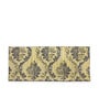 Yellow Microfiber 55 x 22 Inches Machine Made Floor Runner