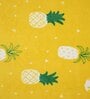 Yellow Microfiber Abstract 250 GSM Double Blanket