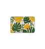 Yellow Floral Microfibre 24X16 Inches Anti-Skid Bath Mat