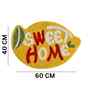 Yellow Sweet Home Microfibre 24X16 Inches Anti-Skid Bath Mat