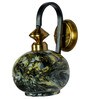 Zeynep Yellow Mild Steel and Glass Wall Sconces