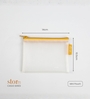 Yellow Mini ZiPolypropyleneer Pouch Multipurpose Utility Organizer