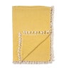 Yellow Ochre Cotton Reversible Kids Blanket