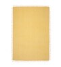 Yellow Ochre Cotton Reversible Kids Blanket