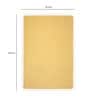 Yellow Ochre Cotton Reversible Kids Blanket