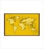 The State Paint Yellow Canvas Framed Art Print