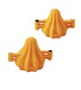 Yellow Plastic 2 Pcs Medium Size Modak Mould