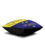Yellow Poly Cotton Gift for Mother 12x12 inches 1 Cushion Cover with Filler and Free Greeting Card